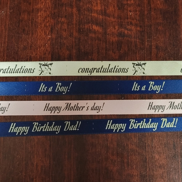Custom Made Celebration Ribbons - Picture 1 of 2